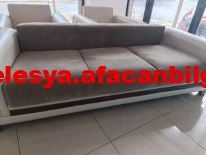 Rahat geniş ikinci el koltuk takımı bej renginde tertemiz FİYATI: 1250 TL