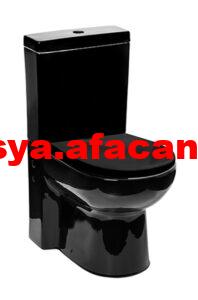 Çıkma defolu siyah alafranga tuvalet 290 TL