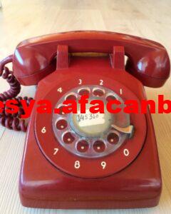 Eski tip retro çevirmeli telefon 90 TL