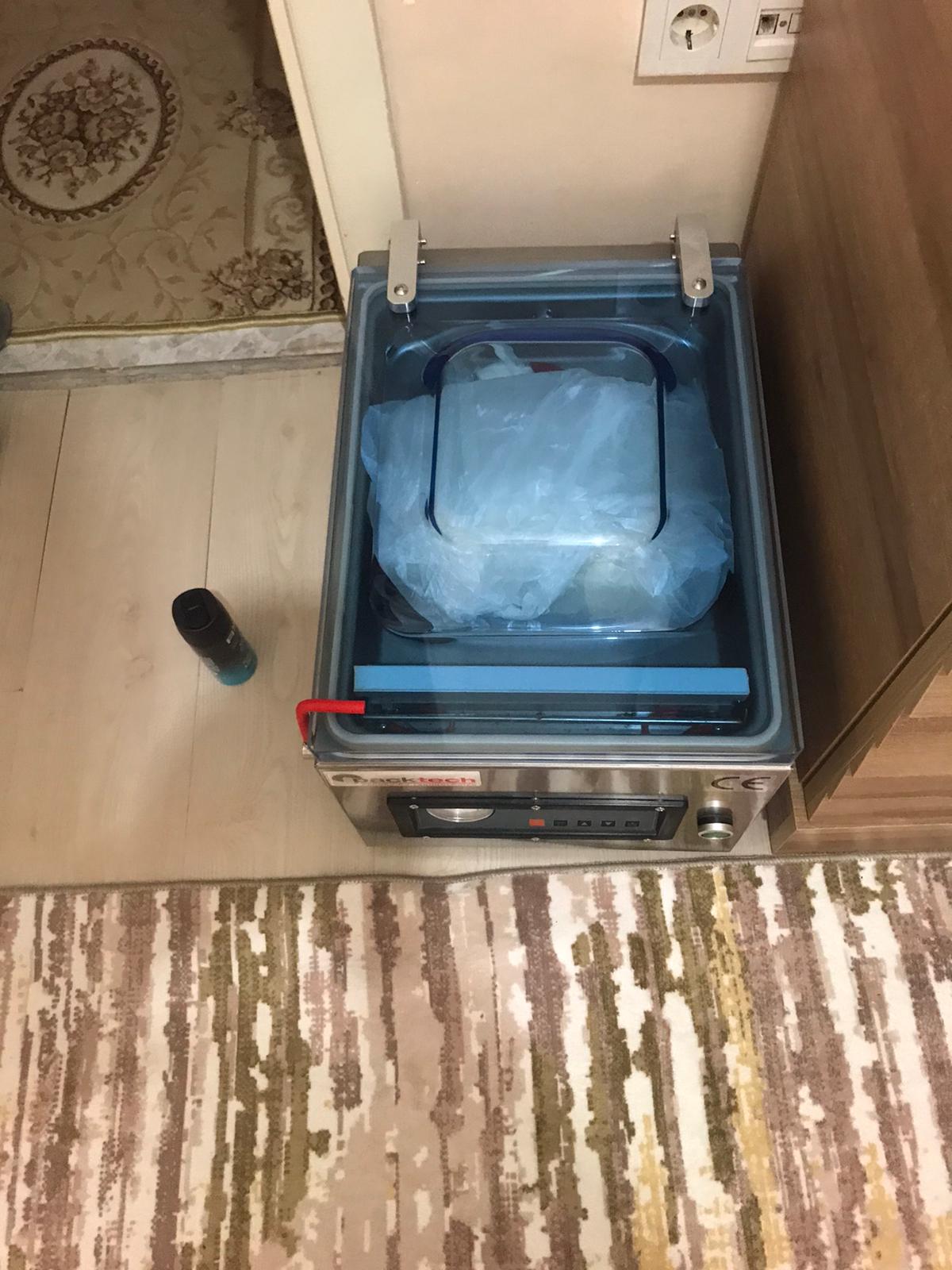 Sıfır gibi yeni ikinci el packtech vakum makinesi paketleme poşet